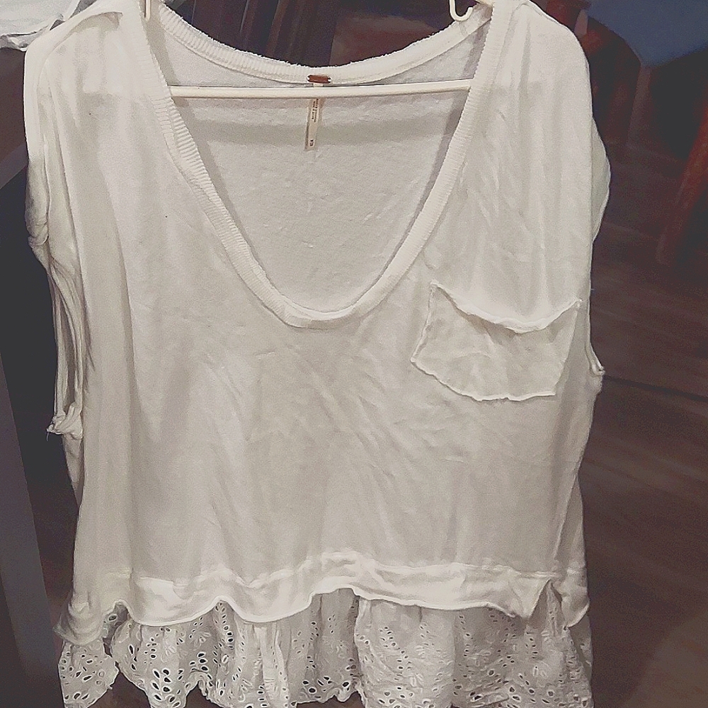 Free People Large casual top/ swimsuit cover or however you choose to wear it!